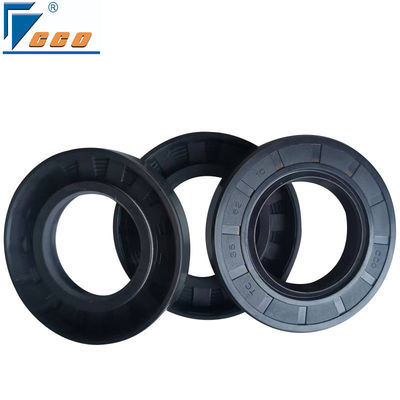 Black Mechanical Seals Double Lip Oil Seal For Temperature Environments