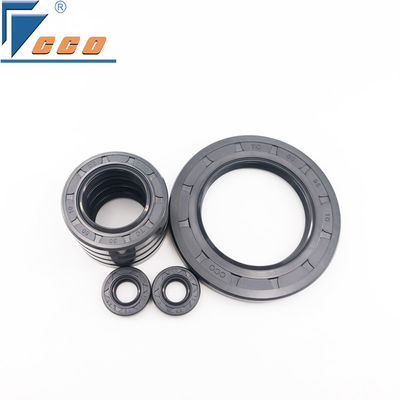 Black Mechanical Seals TC Type Oil Seal Double Lip Oil Sealing